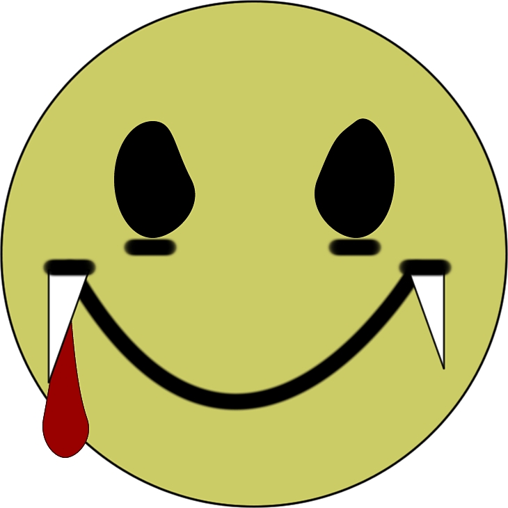 Hardcore Vampire Smiley