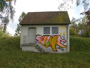 Graffitti beim Kreuzbergweiher